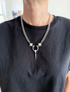 Glam Grunge Spike Necklace