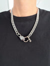 Snake Charm Industrial Chain Necklace