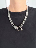Snake Charm Industrial Chain Necklace