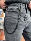 Onyx Beaded Pants Chain