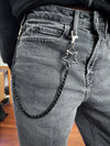 Star Carabiner Pants Chain Black
