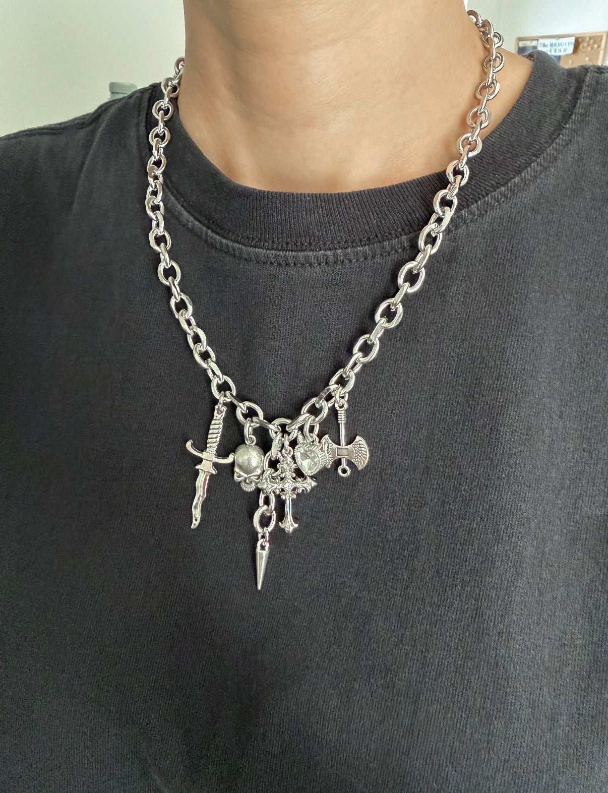 Weapons Horror Charm Necklace