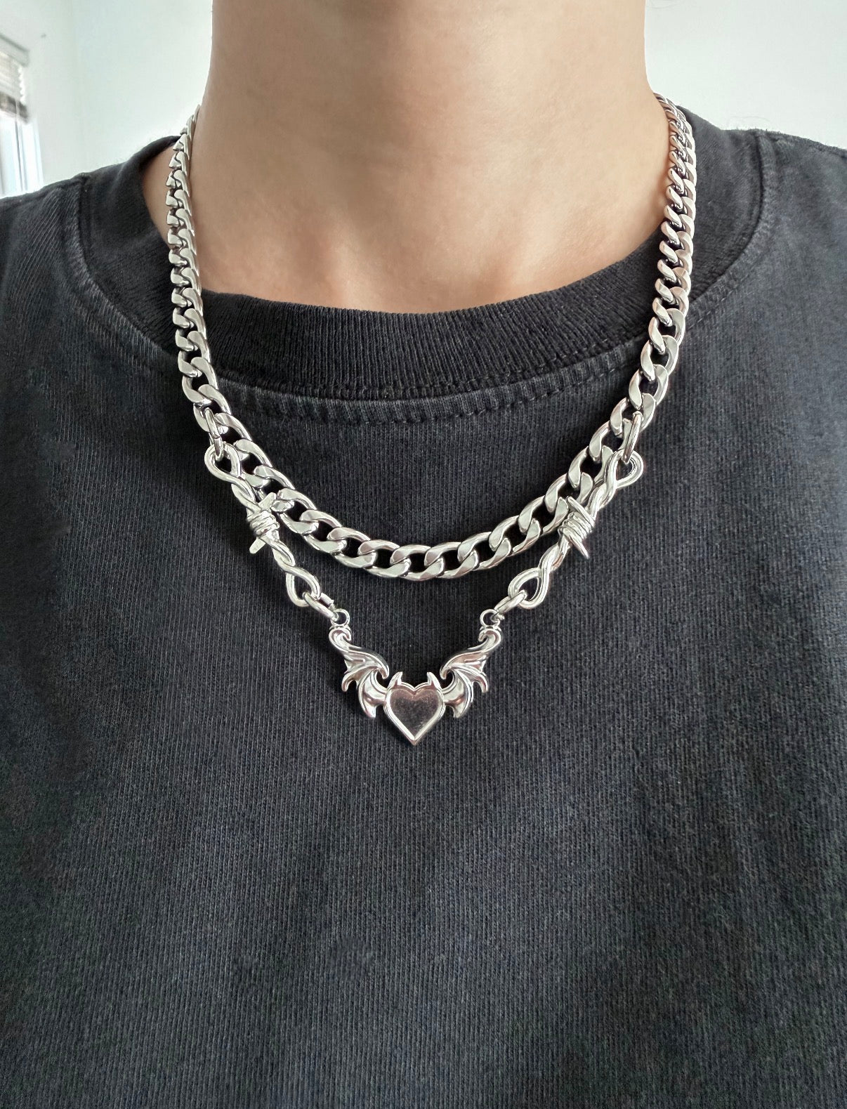 Winged Devil Necklace