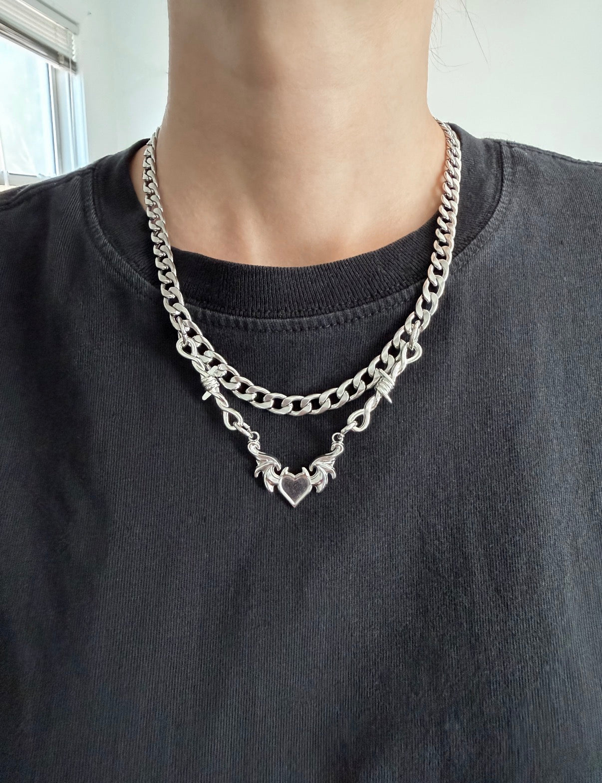 Winged Devil Necklace