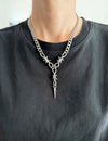 Barbell Lariat Necklace