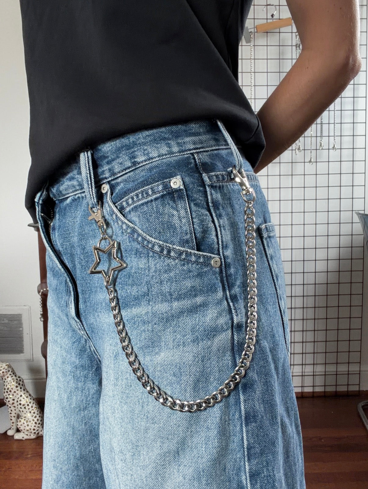 Star Carabiner Pants Chain