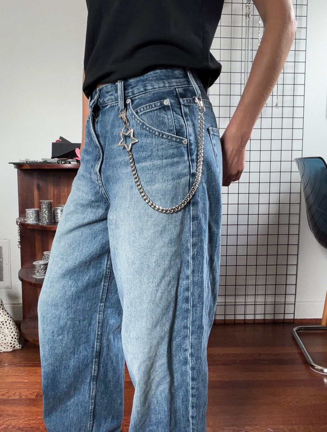 Star Carabiner Pants Chain